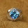 Anillo abierto minimalista geométrico con forma de corazón de letra y diamantes, regalo del Día de San Valentín, anillo creativo para parejas