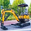 Escavadeira de Esteiras HT18 Multifuncional para Agricultura em Estufas