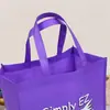 Sacolas de Compras Personalizadas de Alta Qualidade, Sacolas Portáteis Ecológicas de TNT, Sacolas Promocionais para Supermercado, Sacolas de Presente, Feitas Sob Medida