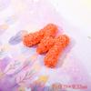 Acessórios diy atacado cola creme pingente capa de celular chaveiro brincos de geladeira rosa simulação Letras