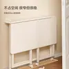 Mesa Plegable, Escritorio Móvil, Escritorio para Computadora en Casa, Mesita de Noche para Espacio de Dormitorio, Mesa de Estudio Simple, Escritorio de Trabajo