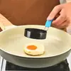 El más vendido del fabricante Anillo de Huevo Redondo para Tortilla de Acero Inoxidable con Mango de Silicona Modelo Tortilla Molde para Hotcakes Anillo para Tortilla