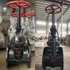Válvula Gaveta de Haste Ascendente de Ferro Fundido de Grande Diâmetro DN800 Válvula Gaveta com Vedação Dura Flangeada Z41W/T-10 Fabricante de Válvula Gaveta DN600