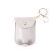 Fábrica eBay transfronterizo nuevo Pu imitación cuero portátil set de botellas de desinfectante de manos bolsa con borla colgante llavero colgante