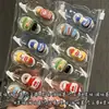 Cinta correctora con sabor a fruta Ins de alto valor, transparente tipo gel, cinta correctora portátil pequeña