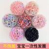 Gomas de Pelo Desechables Pequeñas para Niñas, Bandas de Pelo Coloridas de Alta Elasticidad para Niños Pequeños y Niñas, Gomas Pequeñas para Coletas