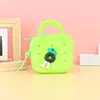 Bolsa de Silicona al por Mayor para Monedas Bolso Mini Colgante para Mochila Cuadrado Bolsa para Auriculares Bolsa de Almacenamiento para Regalo