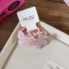 Presilha Versátil Rosa Estrela Lantejoulas Crianças Franja Vazada BB Clip Laço Menina Doce Presilha Lateral