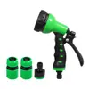 Pistola de Agua de Plástico Ajustable de 7 Modos para Jardinería, Riego de Flores, Lavado de Autos a Alta Presión, Cabezal de Boquilla