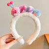 Diadema linda y divertida de felpa para lavarse la cara para hombres y mujeres, nuevo modelo 2026, diadema especial para aplicar maquillaje y mascarillas faciales, no estrangula el cabello