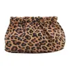 Nova Bolsa de Maquiagem Grande Capacidade Estilo Ins 2024 Bolsa Portátil para Armazenamento de Cosméticos Bolsa de Armazenamento com Estampa de Leopardo para Mulheres