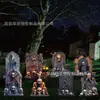 Placa Popular de Halloween Transfronteiriça, Placa Decorativa de Halloween em Forma de Lápide para Jardim Externo e Quintal