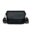 Nova Bolsa Transversal Retrô Simples para Mulheres, Bolsa de Ombro Versátil Casual com Alça Larga, Grande Capacidade, Pequena Bolsa Quadrada Estilosa e na Moda