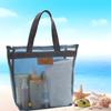 Bolsa de playa para viajes transfronterizos, bolsa de almacenamiento, bolsa de lavado portátil para exteriores, bolsa de natación, bolsa de almacenamiento de rejilla, bolsa de viaje