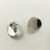 Clip de oreja de moda transfronterizo con pliegues redondos sin agujero en la oreja diseño de personalidad femenina pendientes de metal punk irregulares al por mayor