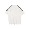 Marca Americana Tendência Produto Novo Cor Sólida Gola Redonda Manga Curta Camiseta Verão Masculino Casual Versátil Top de Moda de Alta Qualidade