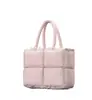 Bolsa Tote Rpet com Enchimento de Algodão, Bolsa Tote de Algodão Plissado Reciclado, Bolsa de Ombro Rpet em Nylon, Fábrica Personalizada