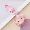 Llavero Sanrio Transparente con Purpurina Fina Perro Pacha Perro Canela Chica Melody Colgante de Mochila Estilo Kuromi