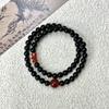 Pulseira Chinesa de Miçangas com Toque de Acácia em Estilo Antigo, Design Simples e Versátil, Ideal para Estudantes, Unissex e Mulheres