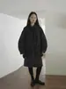 Chaqueta Nueva Estilo Coreano Otoño e Invierno 2025 Evertrue para Mujer Solapa Manga Larga Abrigo Holgado 92269