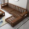 Combinación de sofá de madera maciza estilo chino moderno sala de estar hogar B & B apartamento pequeño económico almacenamiento muebles venta directa de fábrica