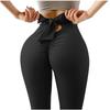 Calça de Yoga Transfronteiriça Feminina Cintura Alta Alça Pregueada Quadril Calça Fitness Pêssego Calça Esportiva Calça Justa