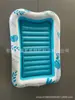Cama Flotante Inflable para Tomar el Sol en Verano, Flotador de Agua de PVC con Respaldo y Portavasos, Sillón Flotante Individual o Doble