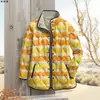 Ropa de Algodón Acolchado Moda Personalizada Estampada Nuevo Estilo para Mujer Chaqueta de Forro Polar Acolchada de Algodón Otoño e Invierno Transfronterizo Temu