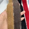 Borde Plegable de Algodón Blanco y Negro Tira de Borde para Chaqueta de Plumas de Lana de Cordero Encaje Ondulado de Agua Tira de Borde para Ropa Hecha a Mano DIY