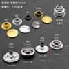 Fivela de costura multiespecificação, fivela de quatro peças, material de ferro, 15 mm, 8 mm, acessórios de vestuário faça você mesmo, acessórios de hardware, vendas diretas da fábrica