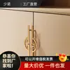 Manija de Puerta de Armario Estilo Francés Ventana de Exhibición Puerta de Dormitorio Manija Larga Mesita de Noche Moderna Colgador de Puerta Doble Simple