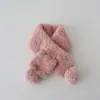 Bufanda para Bebé Invierno Cálida Felpa Bufanda para Bebé 2024 Nueva Engrosada Invierno Conjunto de Cuello para Niños y Niñas Moda