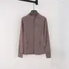 [Em Estoque] Jaqueta Lu Define Slim Fit para Corrida Outdoor Yoga Roupa Top de Yoga Quase Imperceptível para Mulheres