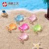 Micro Paisaje Dibujos Animados Lindo Tortuga Pequeña Luminosa DIY Bolsa Ciega Accesorios Pecera Marina Paisajismo Adornos Pequeños