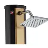 KANGRUN lujo 35L tanque de agua de PVC dorado accesorios para piscina ducha de dos partes jardín energía solar