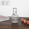 Mini Jarrón Miniatura Repujado Transfronterizo, Decoración para el Hogar de Vidrio Estilo Ins, Jarrón para Flores Hidropónicas Retro Europeo de Alta Estética