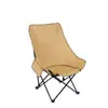 Silla Plegable para Exterior Respaldo Alto Silla Luna Camping Portátil Playa Silla de Pesca Silla de Camping para Bocetos Se Puede Imprimir