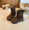 Botas para Niñas 2026 Otoño/Invierno Nueva Llegada Botines Meilade para Niños Botas Plegables de Dos Vías para Niña Botas Estilosas tipo Birkenstock