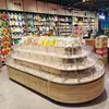 [Balcão de Promoção de Supermercado] Atacado de Fábrica Balcão de Promoção de Exibição de Frutas para Supermercado Balcão de Promoção Criativa de Legumes