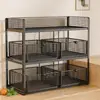 Estante de Almacenamiento para Escritorio de Snacks Sala de Estar Mesa de Comedor Encimera Estante de Almacenamiento en Capas Aparador Organizador de Mesa para Encimera Portavasos