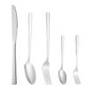 Vajilla de acero inoxidable, cuchillo, tenedor y cuchara, juego creativo, nuevo cuchillo para carne, tenedor de postre, tenedor de repostería, cuchara para niños, cuchara de comida occidental