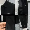 Chaqueta de cuero sintético tipo gamuza de alta gama, ligera y lujosa para hombre, adecuada para otoño e invierno, con corte ajustado, forro polar y grosor adicional, perfecta para uso de negocios casual.