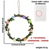 Decorações de Páscoa tamanho grande e médio tamanho pequeno ovo de simulação DIY guirlanda de rattan decoração de casa para feriado pendente de porta de rattan