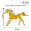 Enfeites de Cavalo do Zodíaco de Esmalte Colorido Wan Ma Pentium Decorações de Escritório Desktop Crafts Ma to Success Sala de Estar Adega