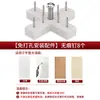 Tablero perforado colorido inspirado en la dopamina para decoración de pared de sala de estar, un nuevo estante de almacenamiento metálico engrosado con accesorios magnéticos, diseñado para ocultar imperfecciones