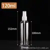 Botella de Spray Transparente 100ml Botella Dispensadora de Plástico Botella de Spray para Loción de Viaje Botella de Spray Tipo Push Botella de Spray Pequeña
