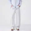 Ropa para Hombre Ottb 2025 Nuevo Elegante Primavera Estilo Americano Pantalones Anchos Curvos para Hombre, Rectos Sueltos Tendencia Marca.