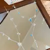 Collar de perlas con borla de gota de agua estilo francés para mujer, cadena para la clavícula de lujo ligero y nicho de alta gama, accesorio de verano versátil y exquisito