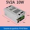 AC 220V a 5V 12v24v fonte de alimentação comutada 1A 5a10A monitoramento LED transformador DC adaptador DC