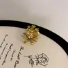 Design Estilo Coreano Anel Exagerado de Lantejoulas e Diamantes Abertura Feminina Anel Distintivo